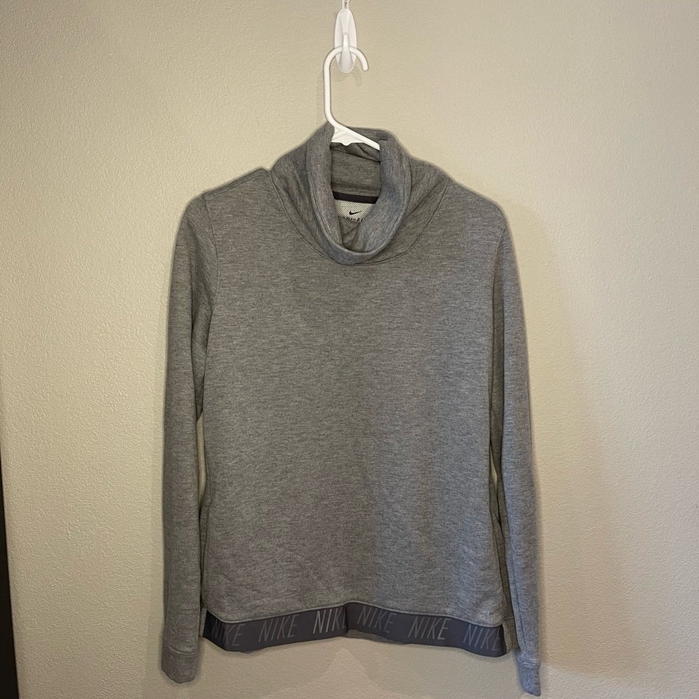 Nike Dr Fit Size Large Gray Sweatshirt